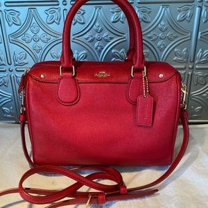Coach Mini Bennett bag- Red